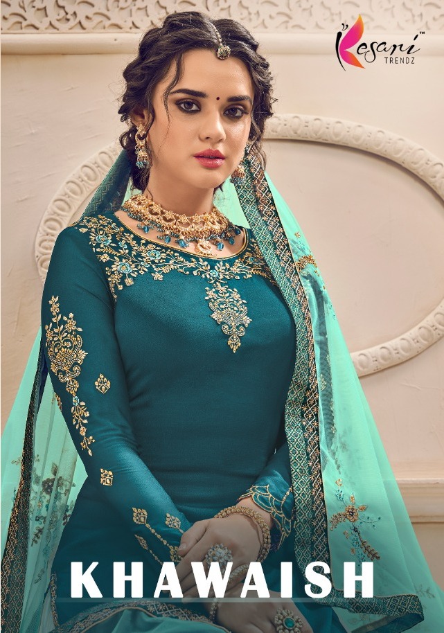 Kesari Trendz Khawaish Georgette 2 In 1 Bottom Style Salwar Kameez