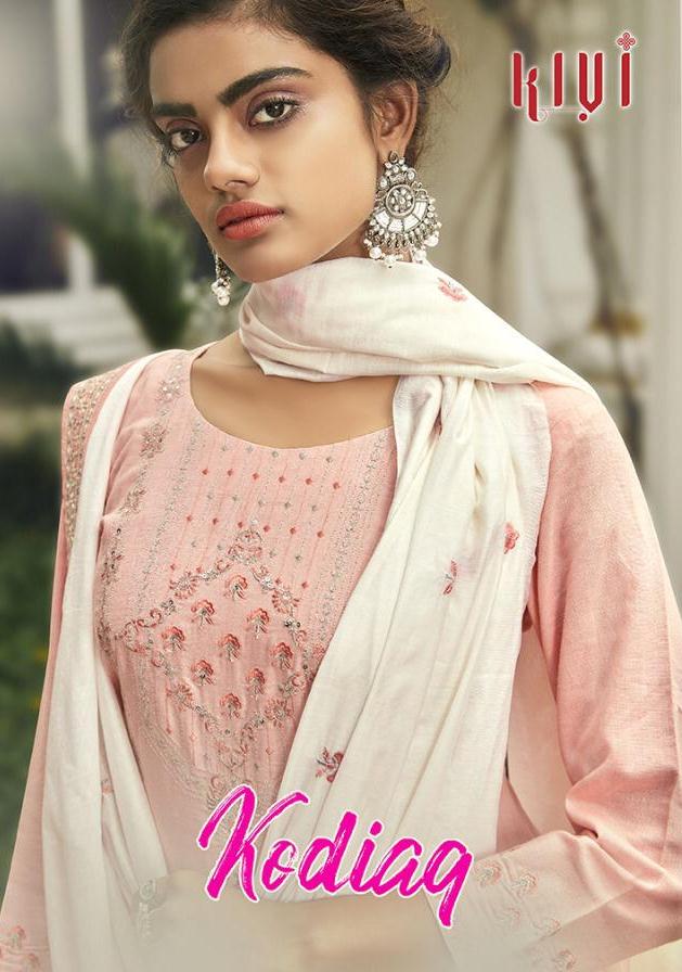 Kivi Launch Kodiaq Rayon With Embroidery Readymade Salwar Suit In Surat Market