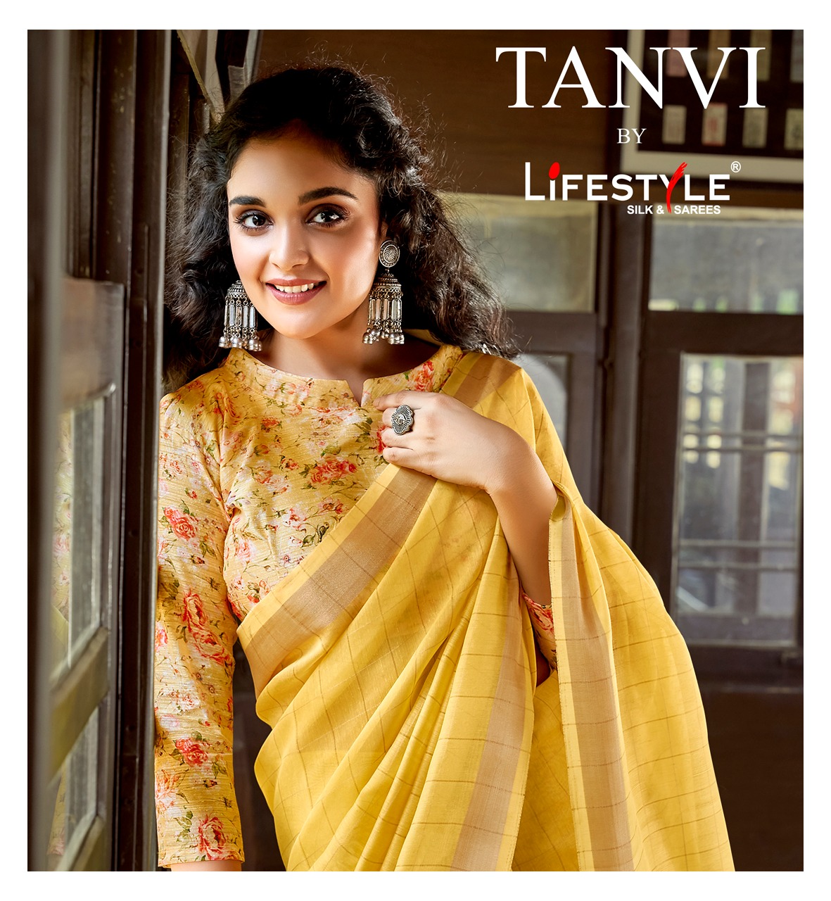 Lifestyle Launch Tanvi Linen Cotton Printed Traditional Wear Saree