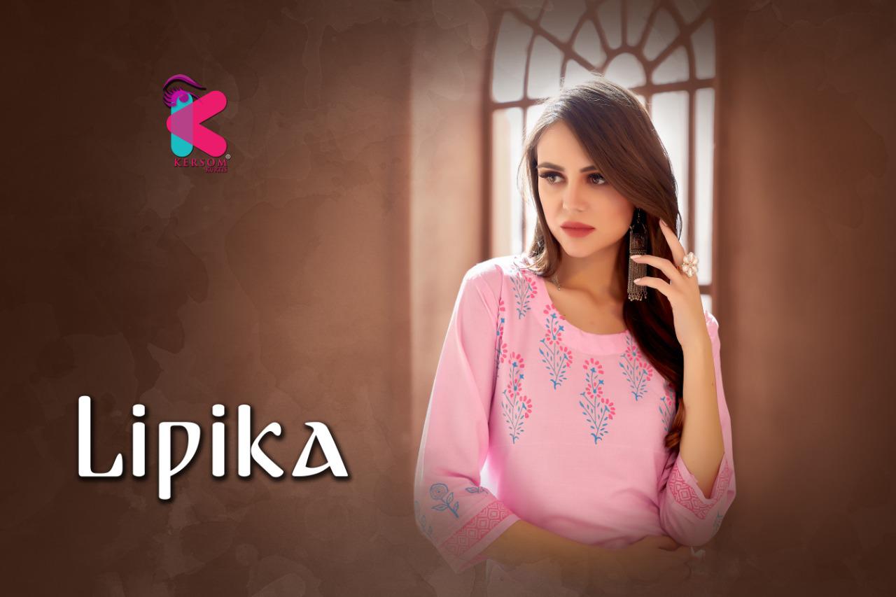 Lipika By Kersom Rayon Simple Sobar Girls Wear Kurti With Bottom Collections