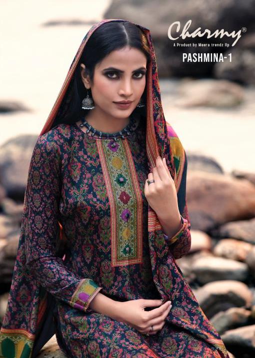 Meera Trendz Charmy Pashmina Vol 1 Digital Print Pashmina Exclusive Salwar Suits