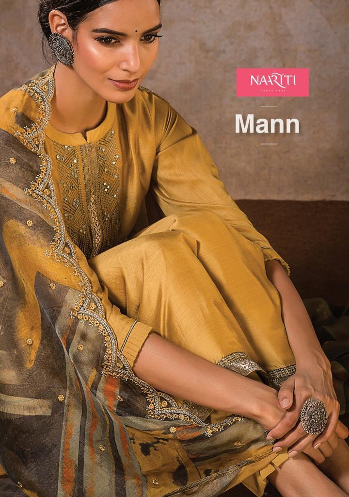 Naariti Present Sabaa Muslin Silk With Embroidery Work Exclusive Heavy Suits Seller