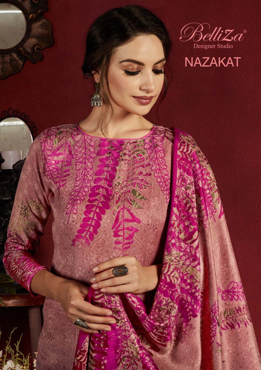 Nazakat By Belliza Designer Studio Pashmina Digital Style Salwar Suits At Best Price