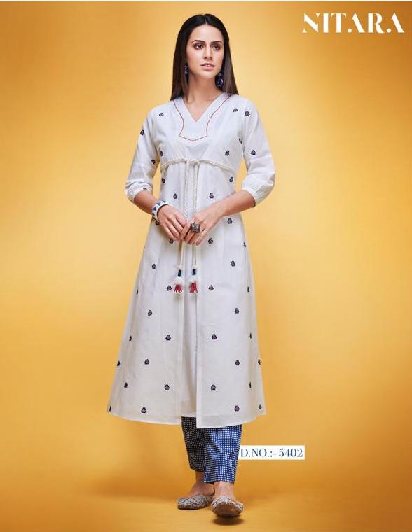 Nitara Present Layla Cotton Linen Top And Bottom Pair Wholesaler