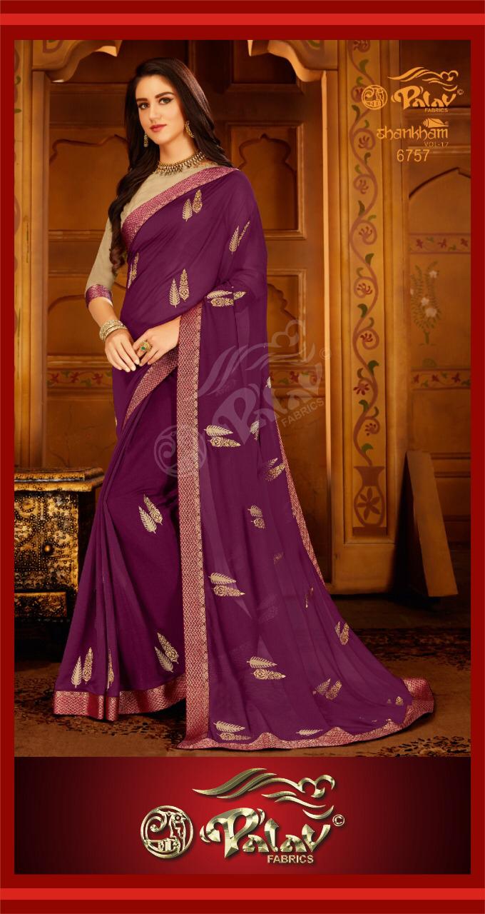 Palav Shankham Vol 17 Fancy Classy Look Branded Heavy Saree Catalogs In India