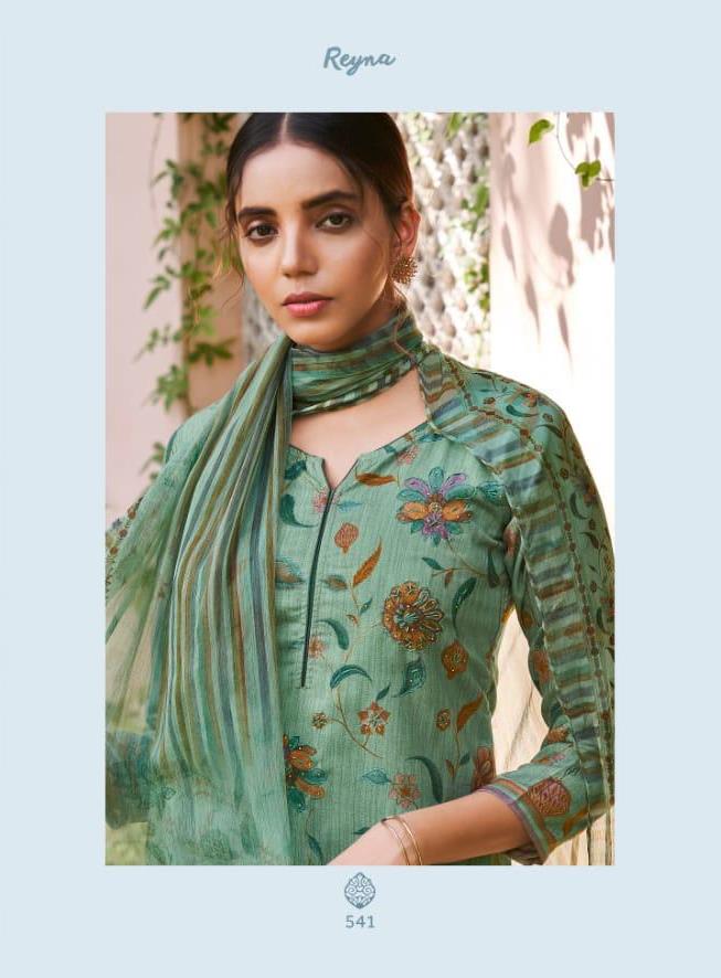 Reyna Launch Winter Weaves Pashmina Digital Print With Handwork Salwar Suits
