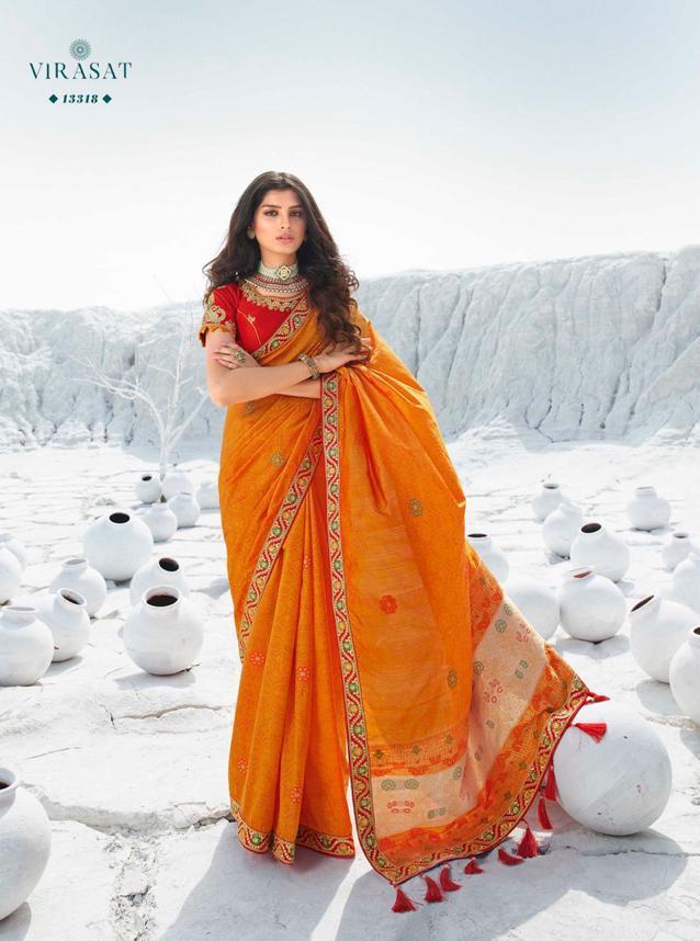 Royal Virasat Vol 39 Series 13312-13326 Exclusive Silk Saree For Festival Wear