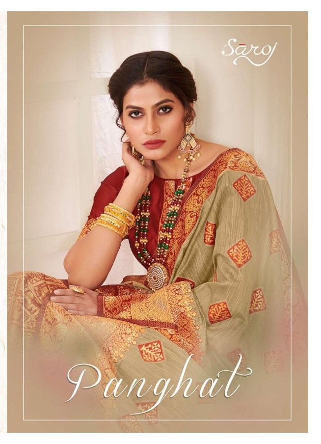 Saroj Present Panghat Cotton Silk Looking Rich Saree Wholesale Price In India