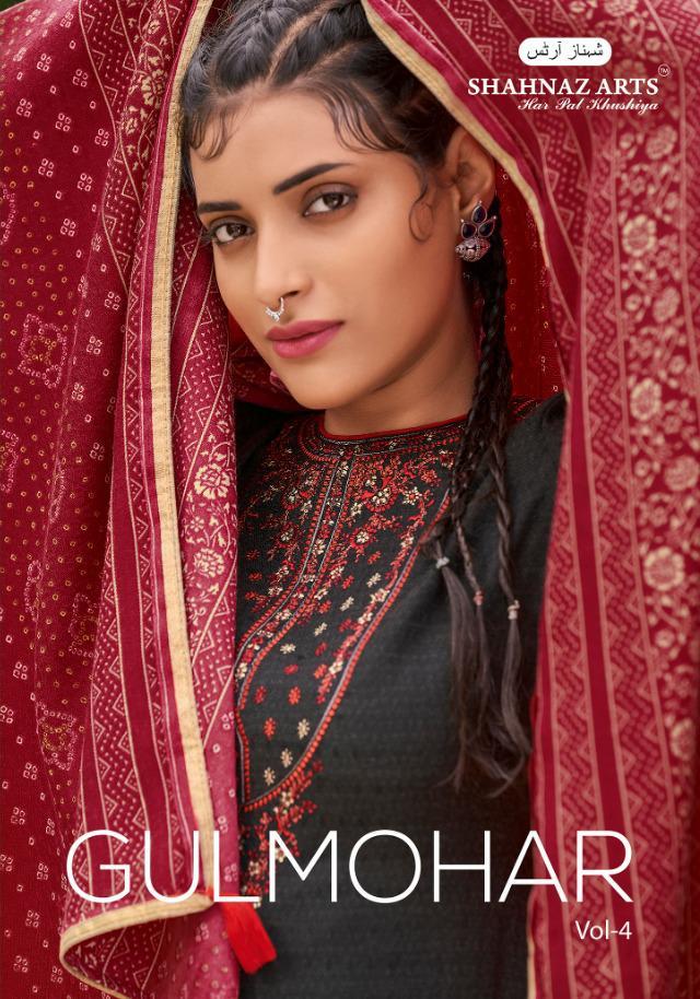 Shahnaz Arts Gulmohar Vol 4 Heavy Pashmina Print Exclusive Salwar Suits