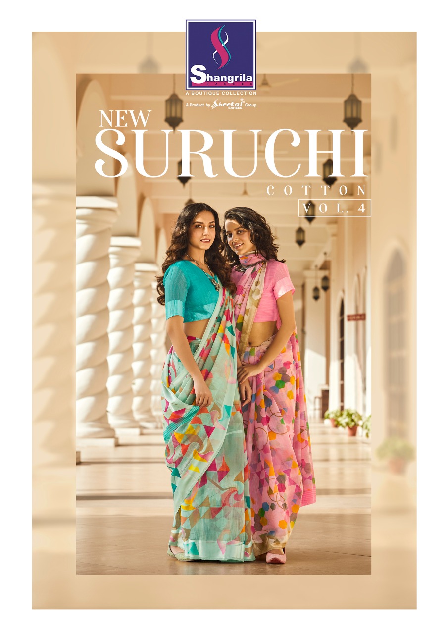Shangrila Suruchi Cotton Vol 4 Linen Cotton Casual Wear Synthetic Saree Online Shopping