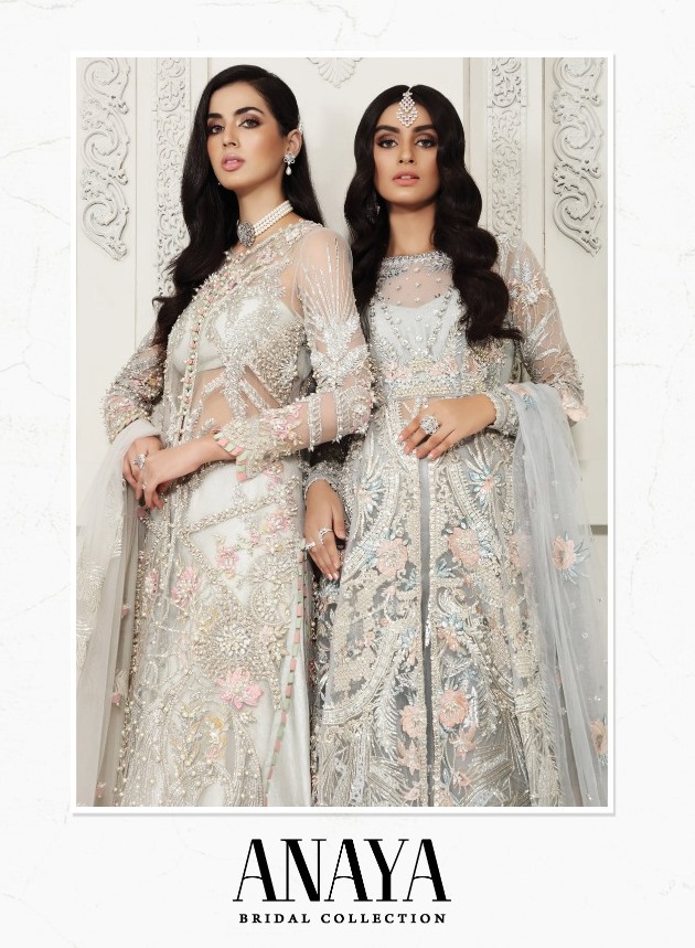 Shraddha Designer Anaya Bridal Butterfly Net With Embroidery Party And Wedding Collections Suits