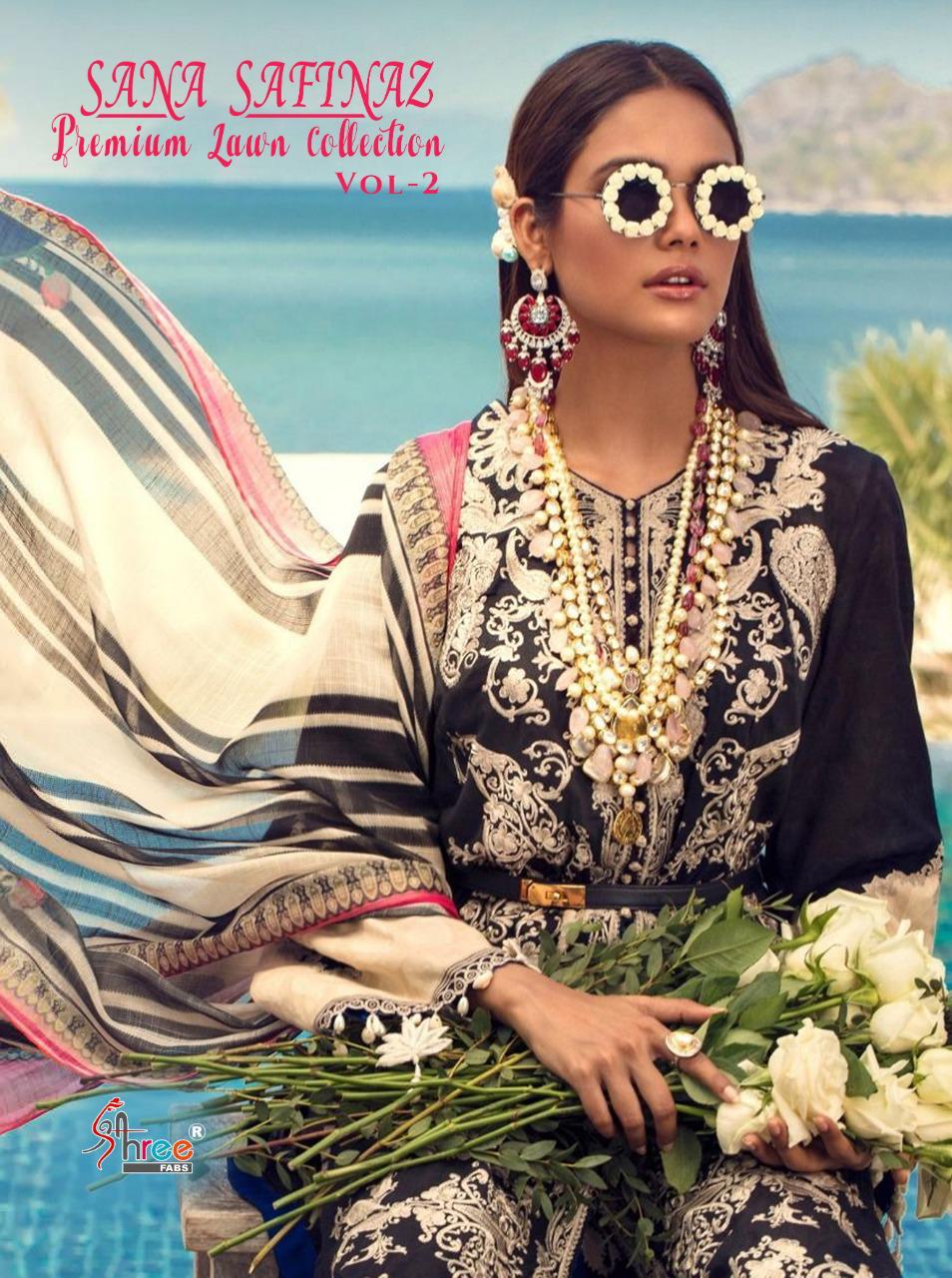 Shree Fabs Sana Safinaz Premium Lawn Collection Vol 2 Cotton Pakistani Suits