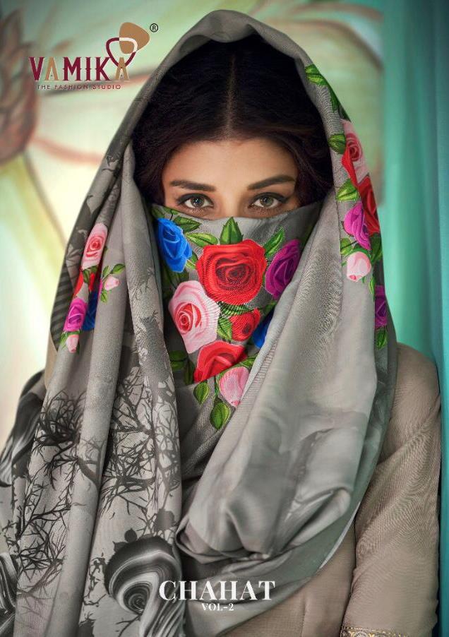 Vamika Chahat Vol 2 Pure Muslin With Cotton 806-811 Series Readymade Plazzo Style Suits