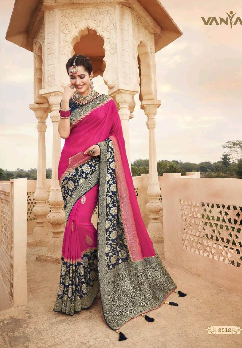 Vanya Designer Vol 15 Attractive Traditional Look Heavy Designer Silk Saree