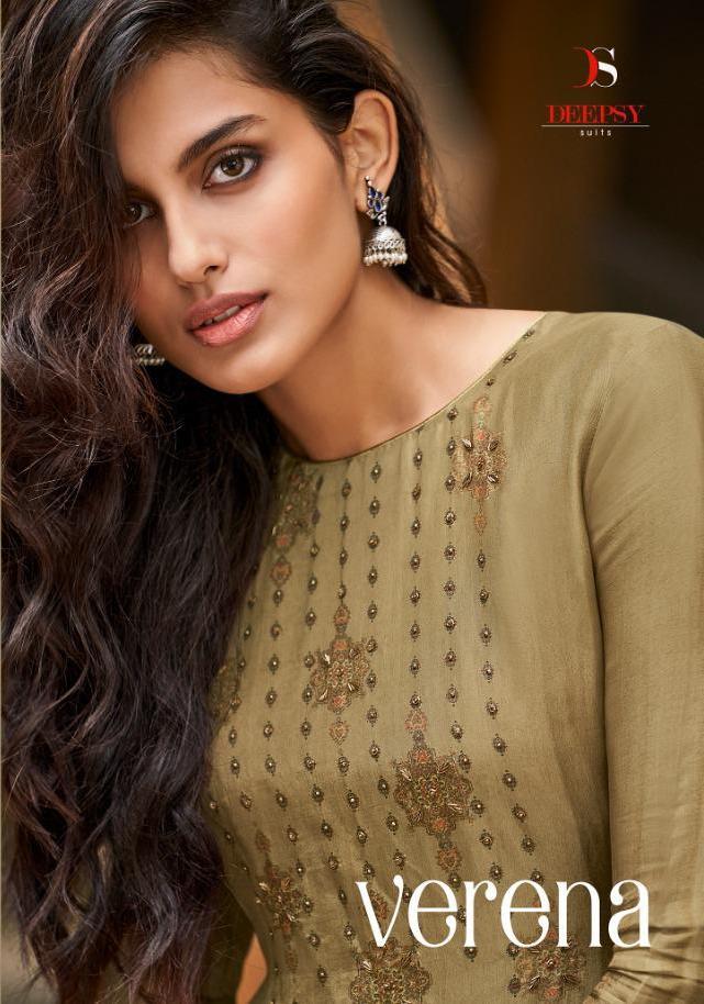 Verena By Deepsy Opada Silk Handwork Designer Salwar Kameez