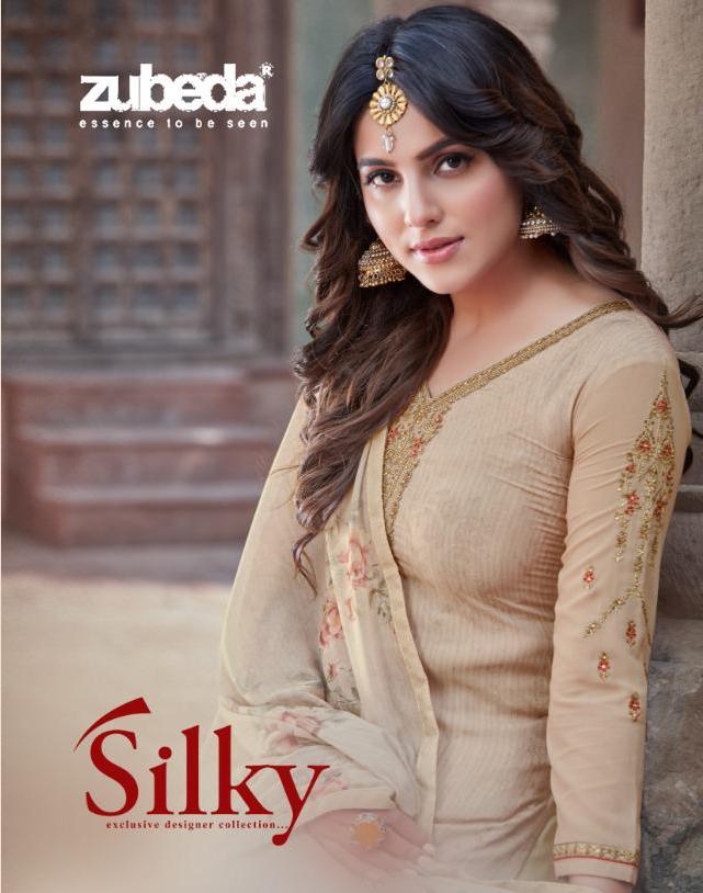 Zubeda Launch Silky French Crape Digital Printed Salwar Kameez
