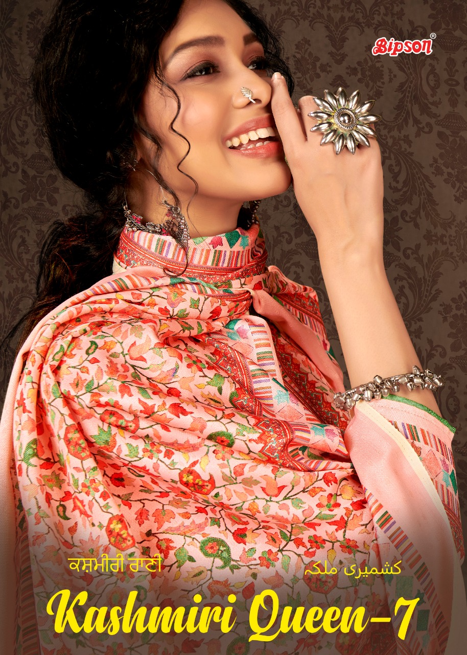 Bipson Kashmiri Queen Vol 7 Pashmina Digital Printed Salwar Kameez