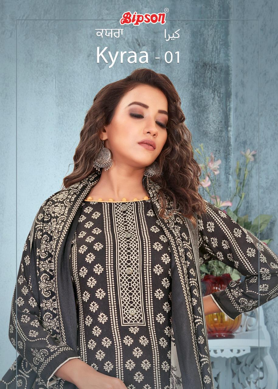 Bipson Presents Kyraa Vol 1 Pure Pashmina Print Casual Wear Winter Collections Suits