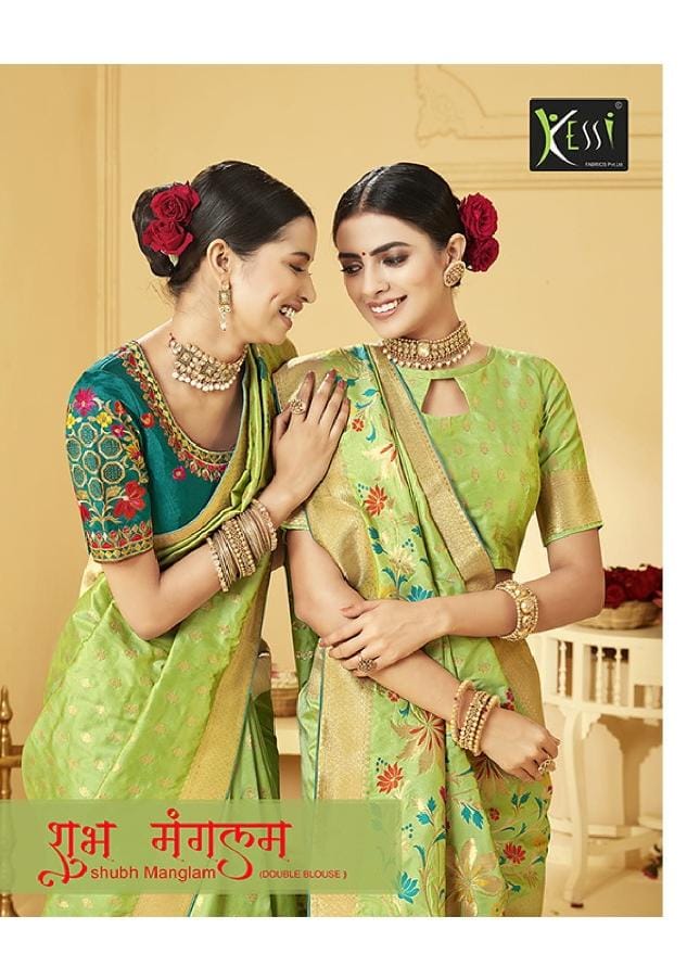 Kessi Shubh Mangalm Banarasi Silk Jacquard Festival And Wedding Wear Heavy Saree