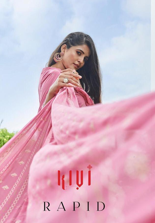 Kivi By Kajree Launch Rapid Cotton Print With Khatali Work Readymade Suit