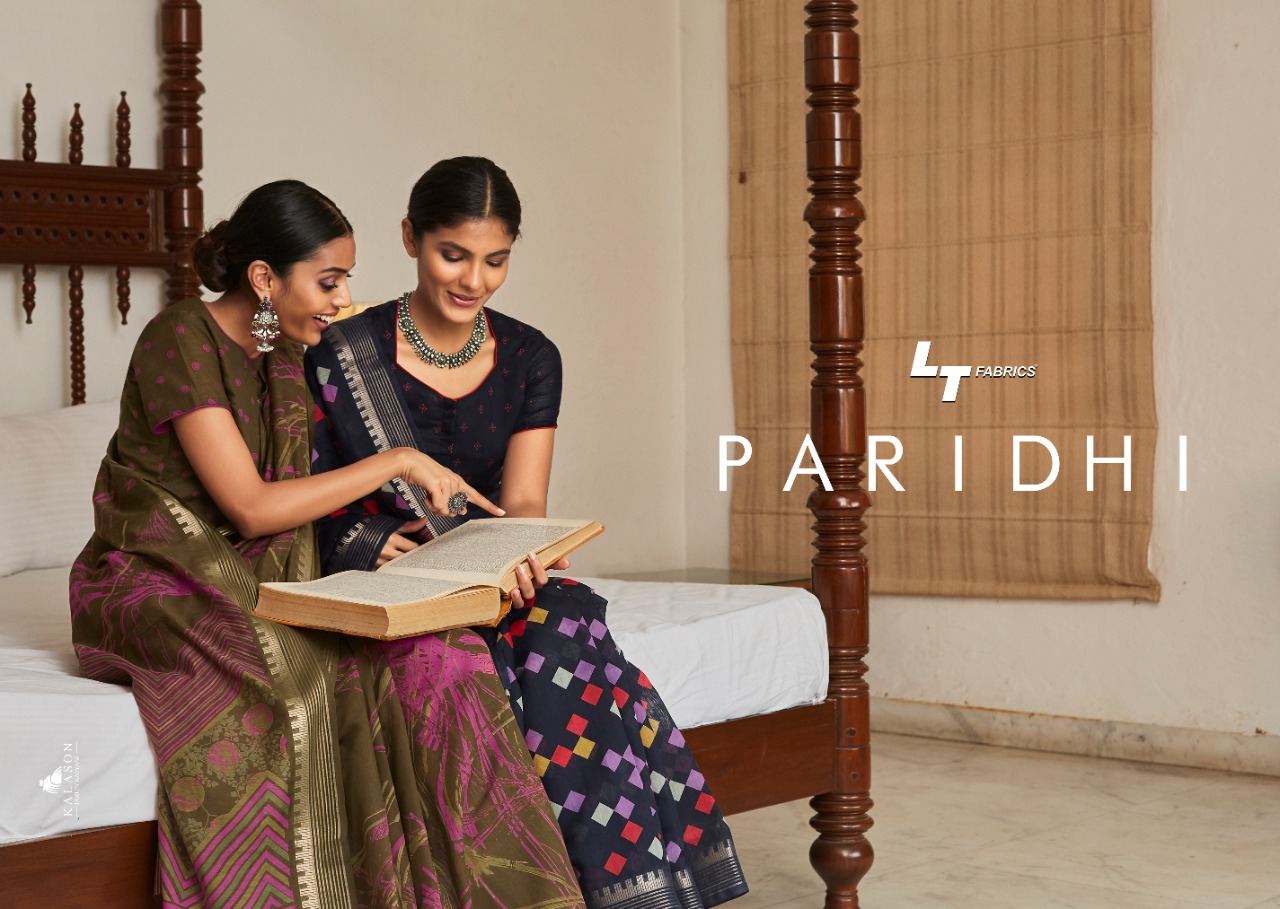Lt Fashion Presents Paridhi Cotton Silk With Zari Border Saree Trader