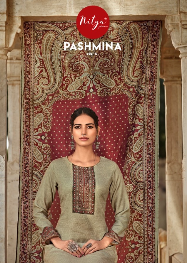 Lt Nitya Presents Pashmina Vol 5 Exclusive Stylish Pashmina Digital Print Salwar Suits