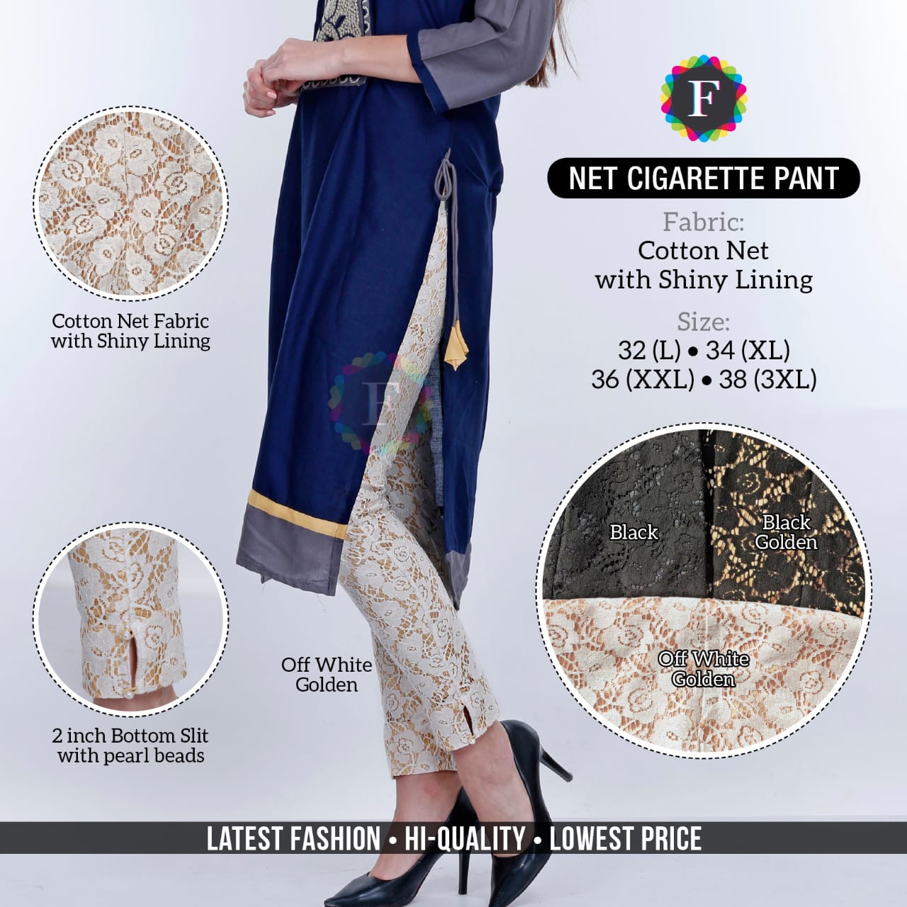 Net Cigarette Pant Ethnic Fancy Bottom Wear Collection Supplier In Surat