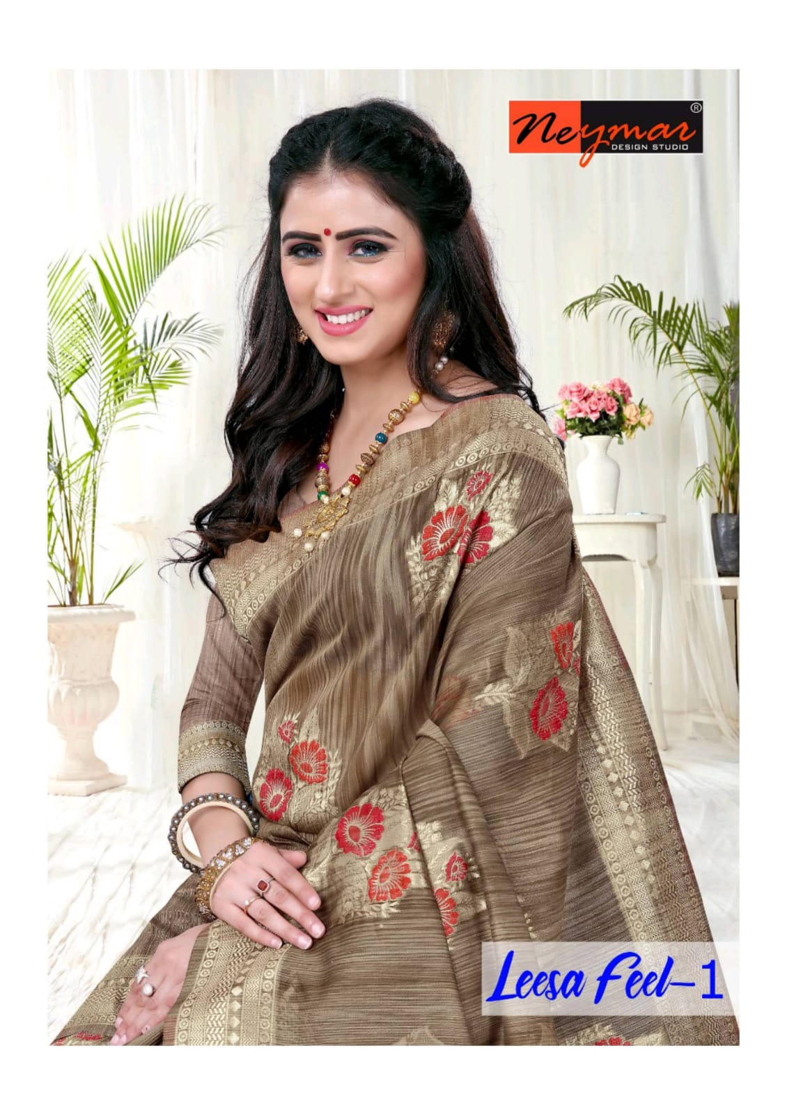 Neymar Design Studio Launch Leesa Feel Vol 1 Cotton Silk Good Looking Exclusive Saree