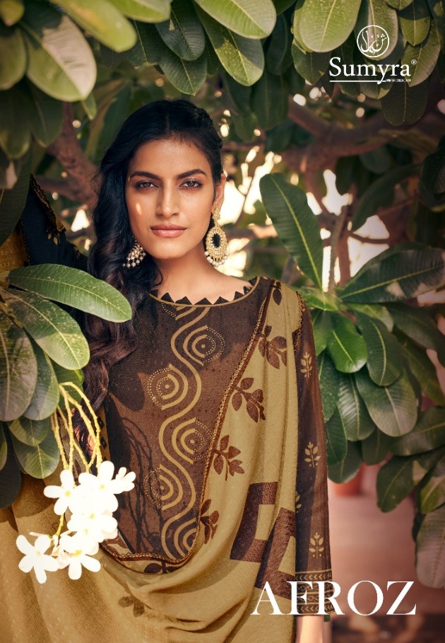 Radhika Fashion Afroz Pure Pashmina Designer Print Latest Suits At Best Rate