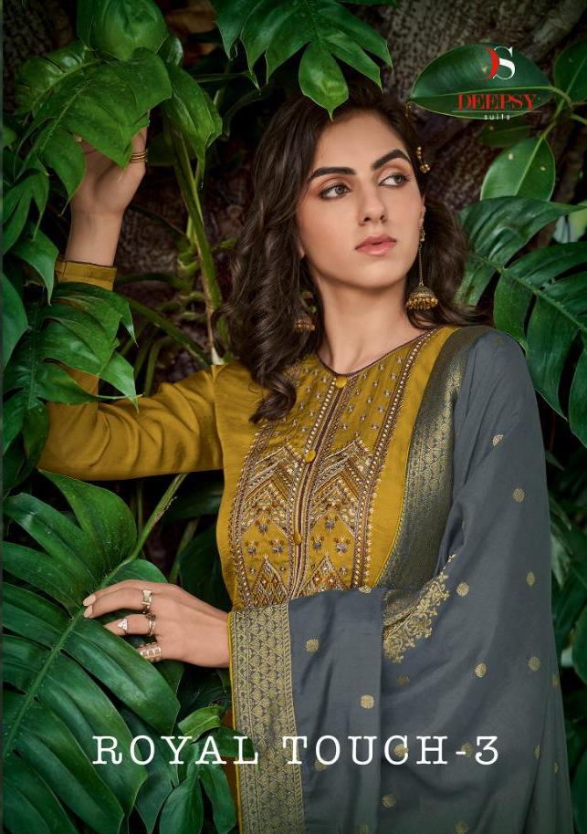 Royal Touch Vol 3 By Deepsy Suits Mini Silk Embroidery Salwar Kameez