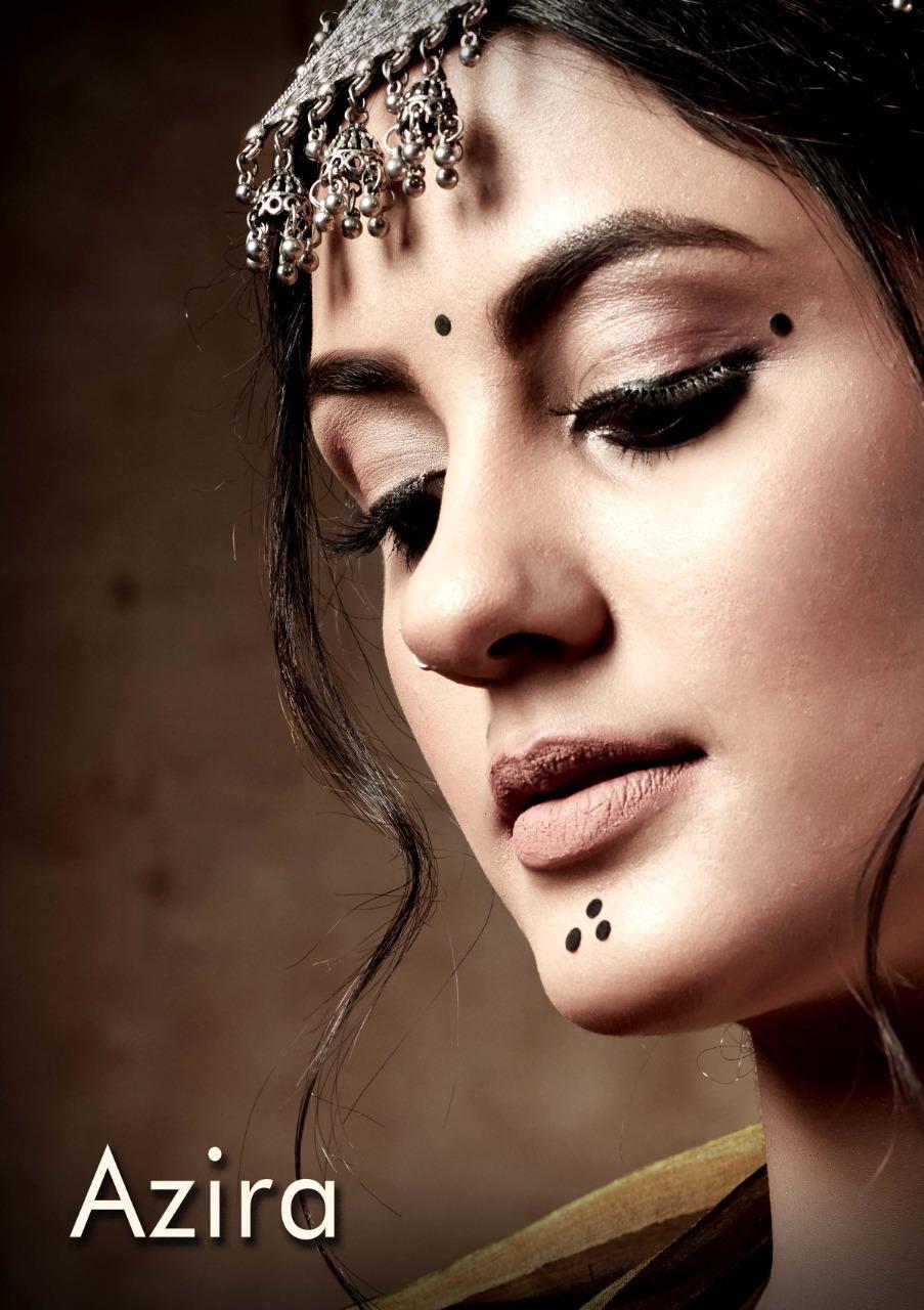 Sargam Prints Azira Pashmina Print With Embroidery Work Salwar Kameez In India