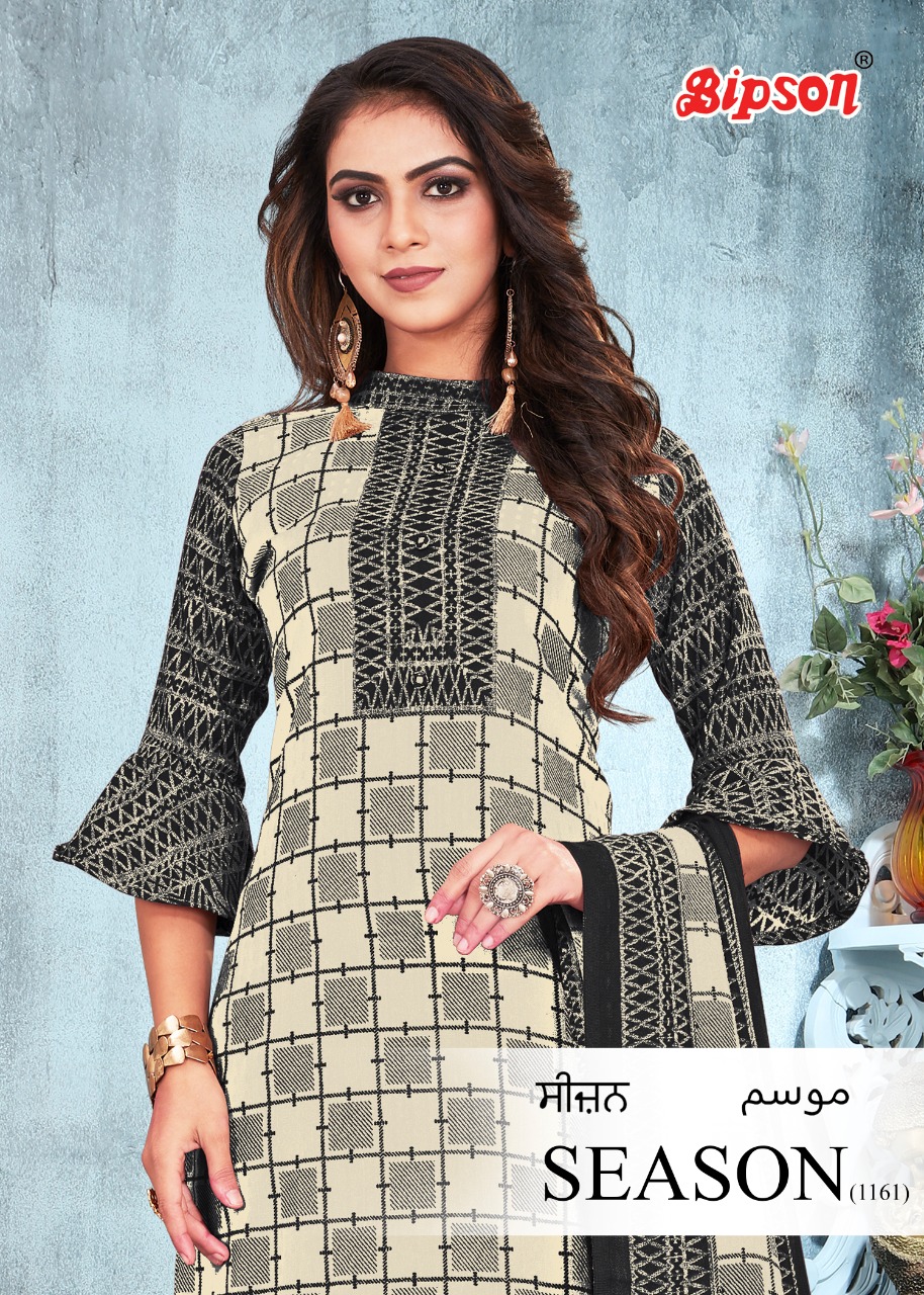 Season 1161 By Bipson Pure Pashmina Print Casual Wear Salwar Suits At Krishna Creation In Surat