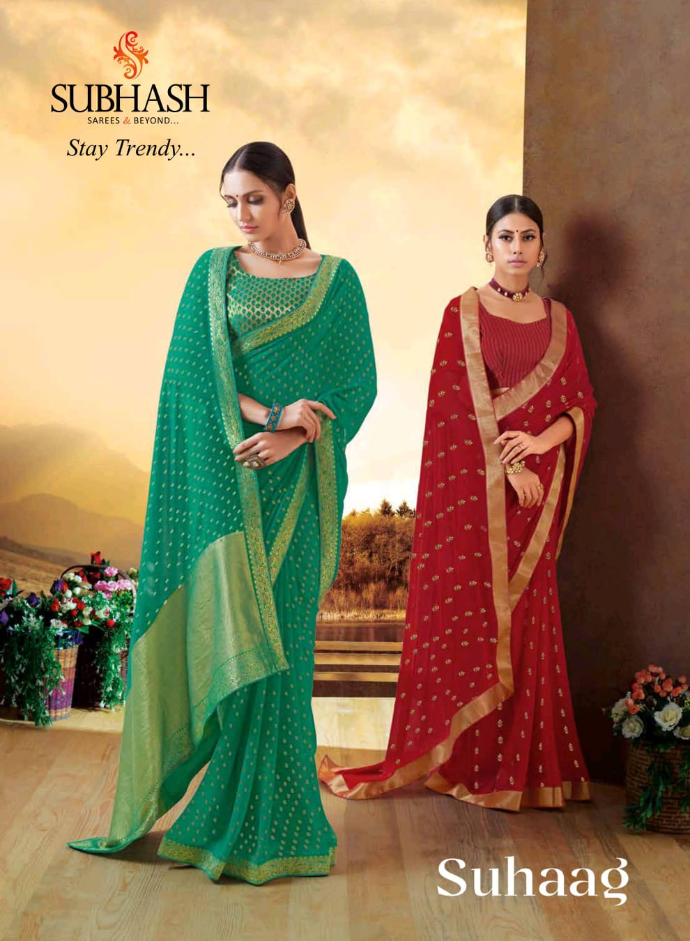 Subhash Saree Presents Suhaag 10301-10315 Series Traditional Wear Fancy Heavy Saree