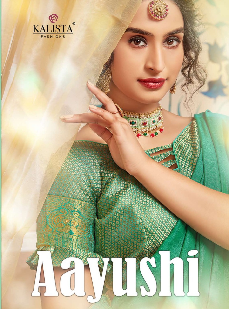 Aayushi By Kalista Charming Look Vichitra Designer Saree Seller In Suart Textile Market