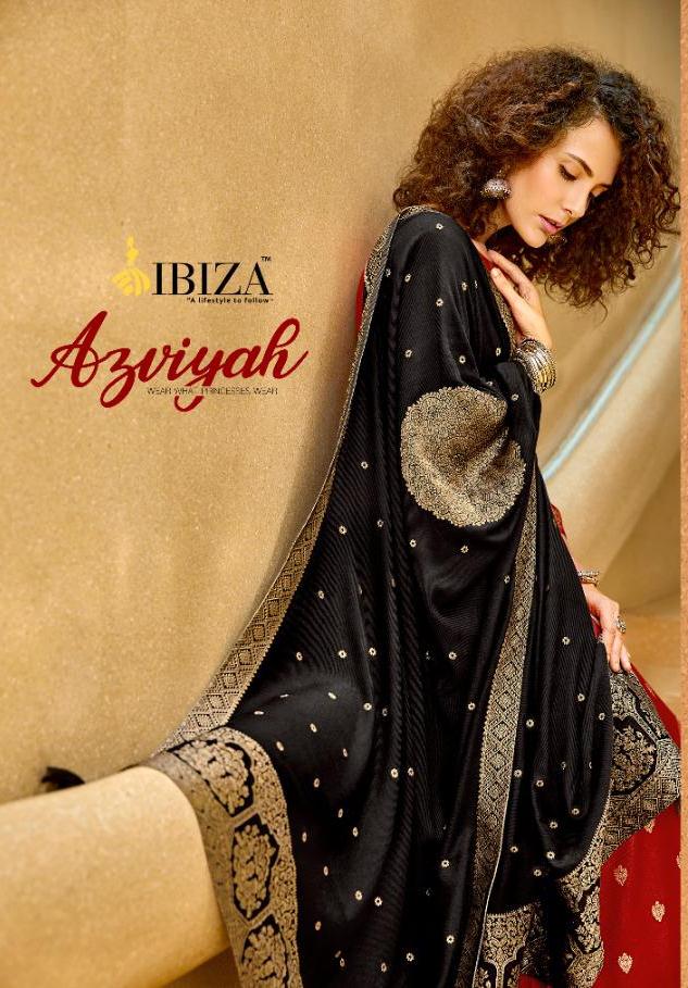 Ibiza Presenting Azviyah Pure Pashmina Jacquard Festival Wear Traditional Look Suits Exporter