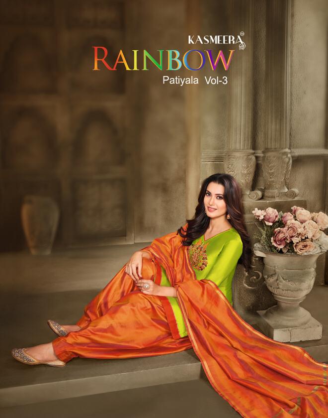 Kayce Kasmeera Presents Rainbow Patiyala Vol 3 Soft Cotton Exclusive Salwar Suits Online Collections