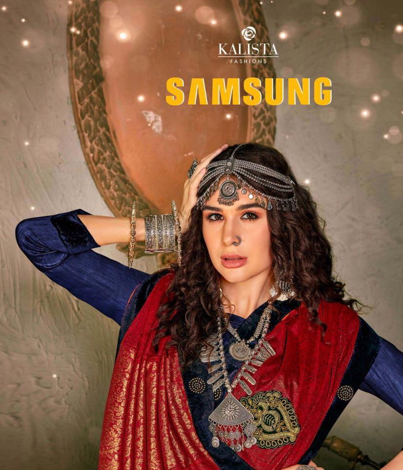 Samsung By Kalista Imported Designer Saree Supplier