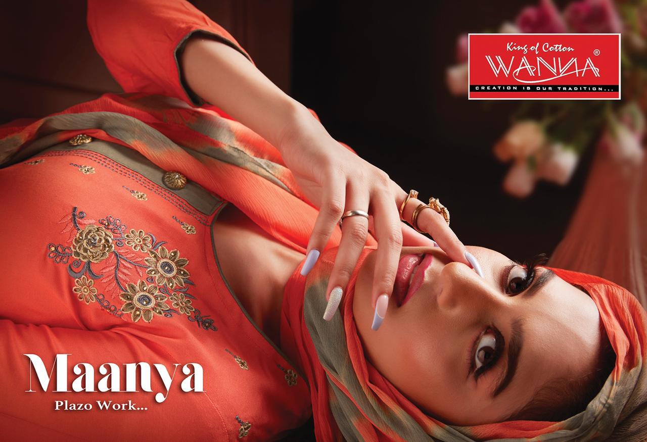 Wanna Presents Maanya Glamours Look Rayon  Salwar Suits Wholesaler In India