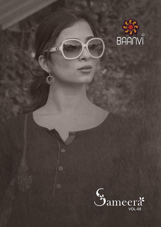 Baanvi Sameera Vol 5 Rayon Slub Daily Wear Kurti Catalogs