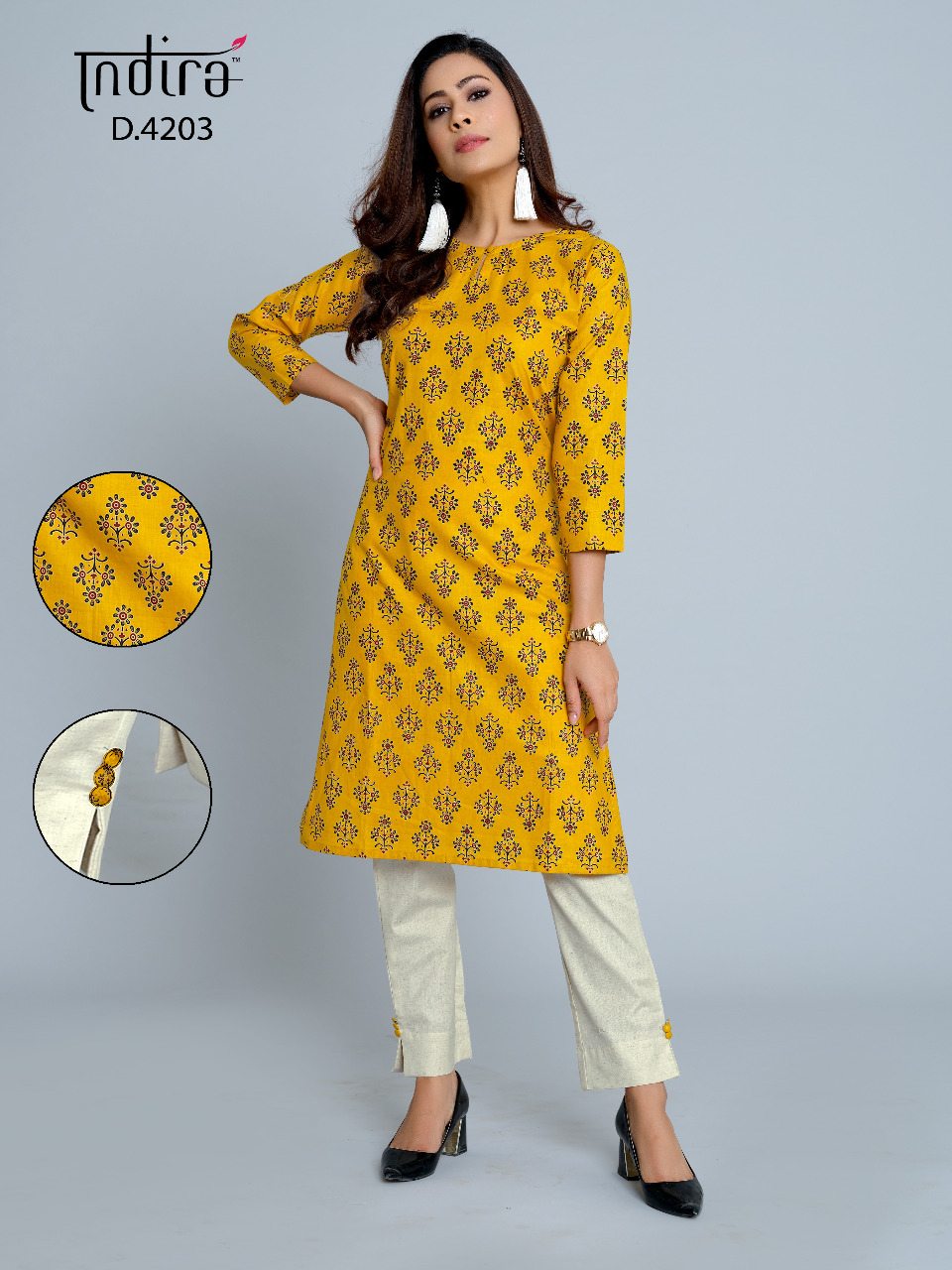 Indira Apparels Presents Pink City Vol 2 Pure Cambric Cotton Top With Bottom Collections