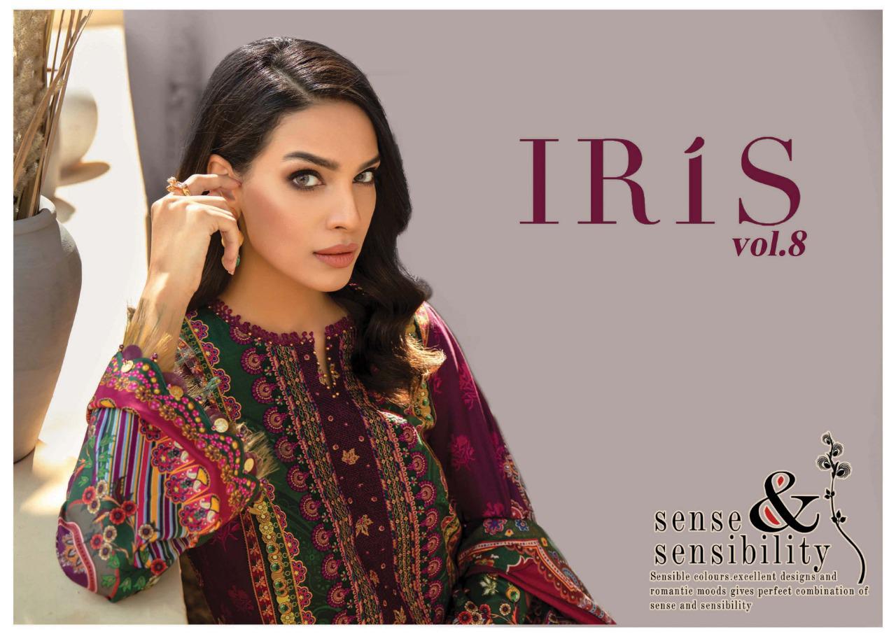 Karachi Edition Presents Iris Vol 8 Cotton Daily Wear Dress Materials At Lowest Rate