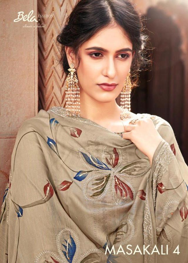 Masakali Vol 4 By Bela Cotton Silk Latest Designs Of Salwar Kameez