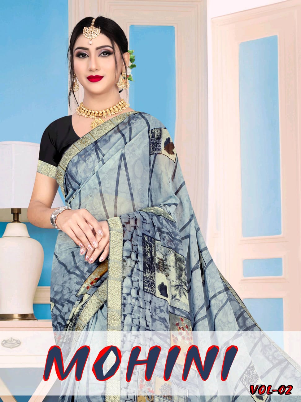 Mohini Vol 2 By Princess Regular Wear Weightless Saree At Wholesale Price