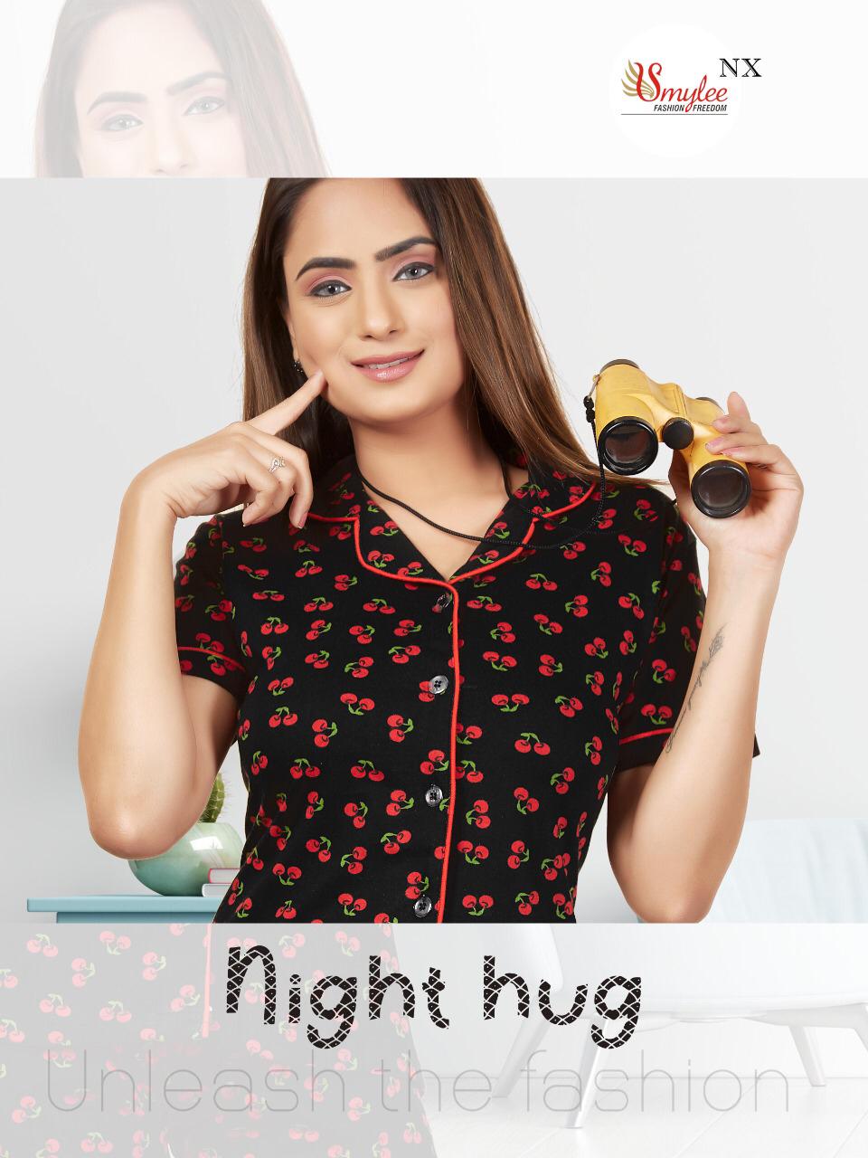 Night Hug By Rung Designer Printed Classy Look Night Suit Collection