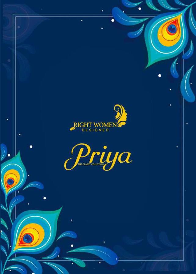 Priya By Right Women Vichitra With Jari Embroidery Saree Online Seller