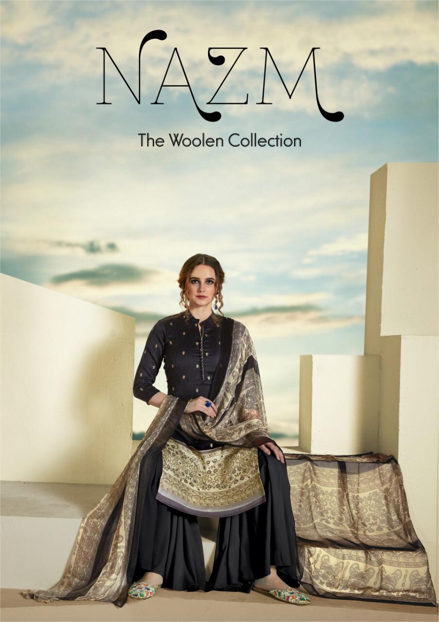 Sargam Prints Nazm Pashmina Designer Prints Winter Suits Collection Wholesale Supplier In Gujarat India