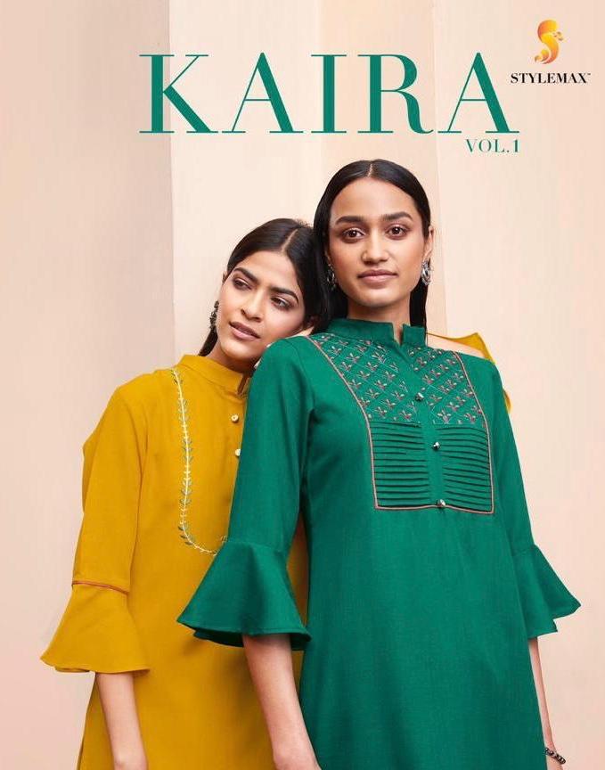 Stylemax Launch Kaira Ethnic Regular Wear Top With Pant Collection