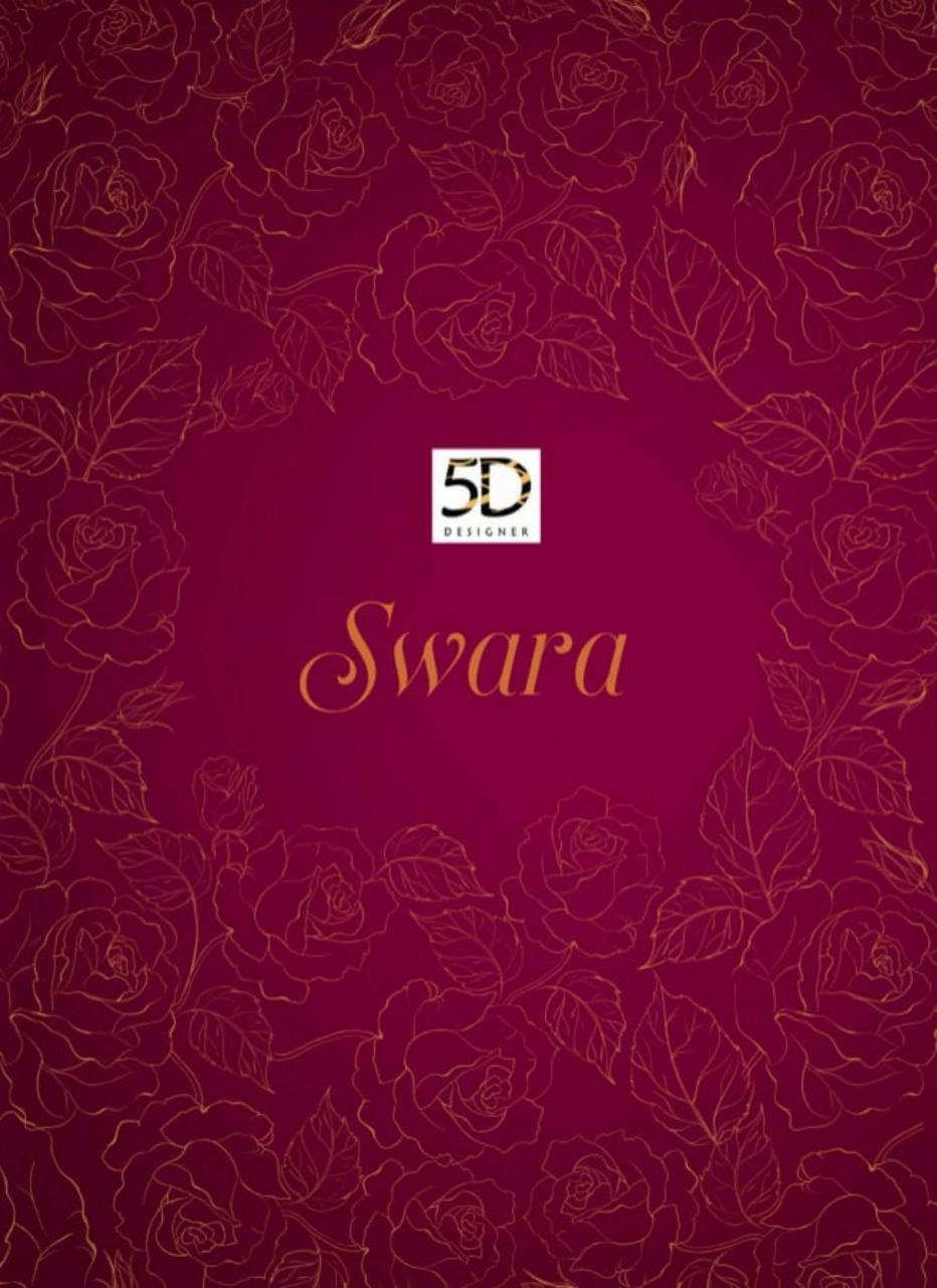 Swara By 5d Designer Cotton Brasso With Digital Print Casual Wear Synthetic Saree