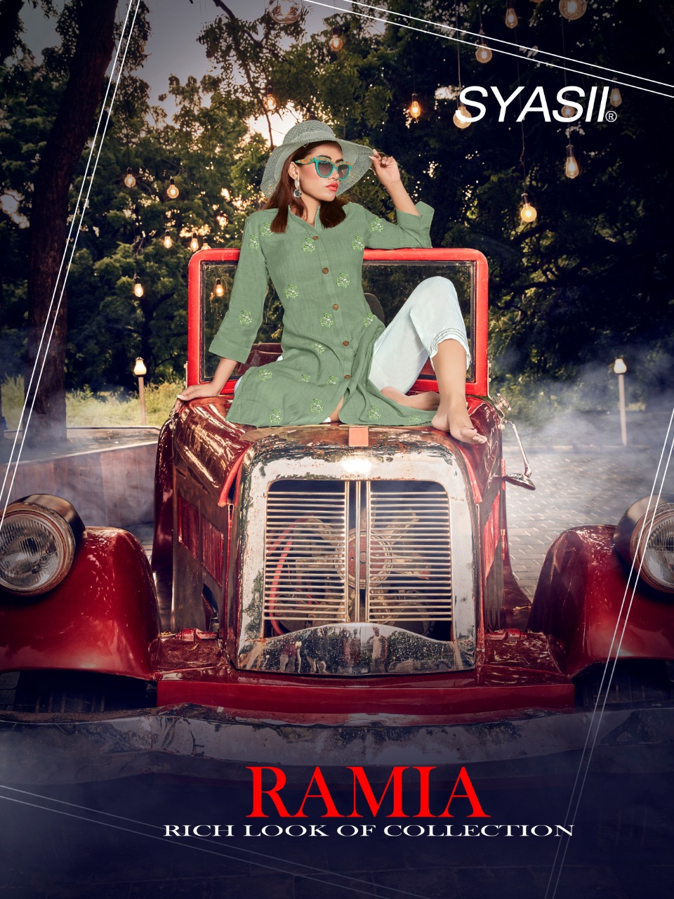 Syasii Launch Ramia Fancy Viscose Latest Kurti With Bottom Supplier In Surat Textile Market