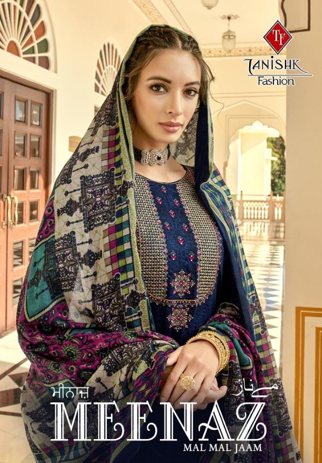 Tanishk Fashion Launch Meenaz Pure Jam Silk With Work Classy Look Suits Trader